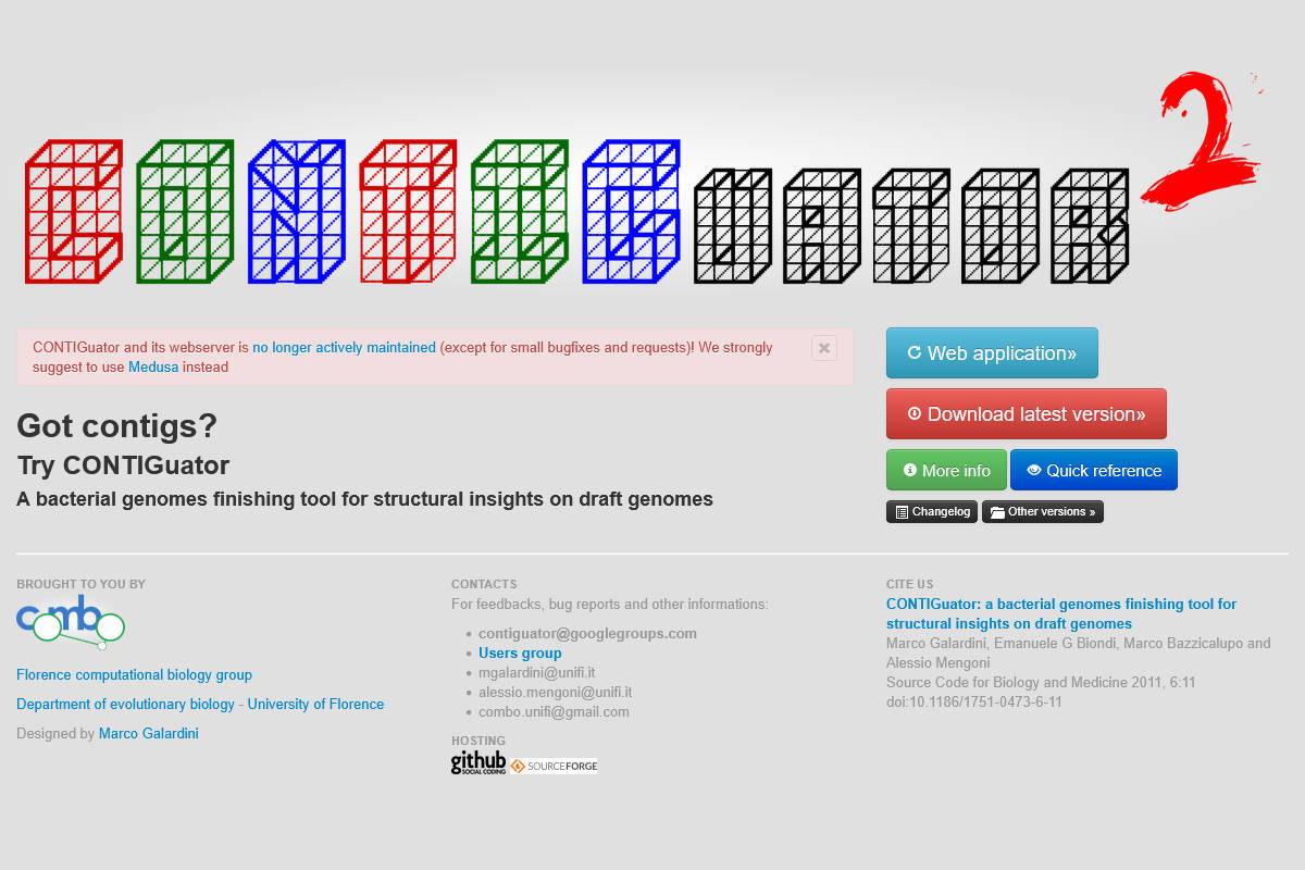 Contiguator 2 - User interface