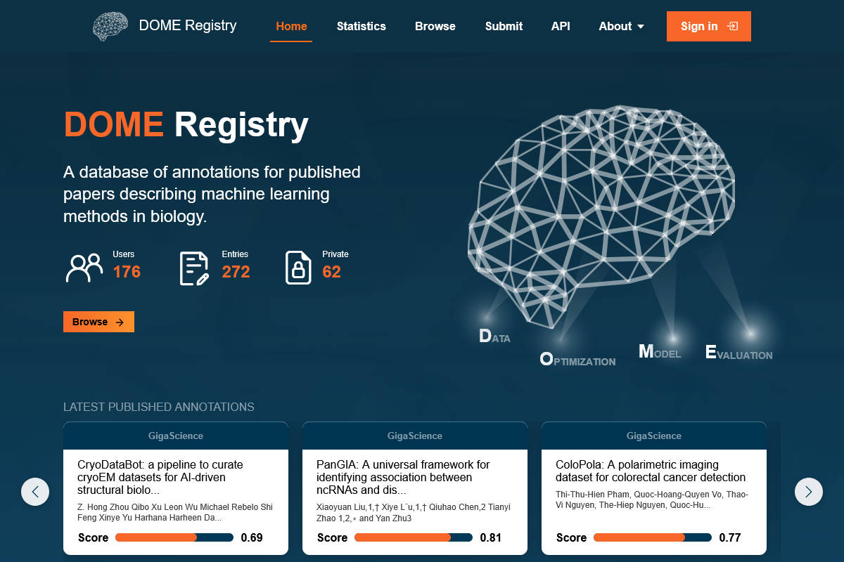 DOME - User interface