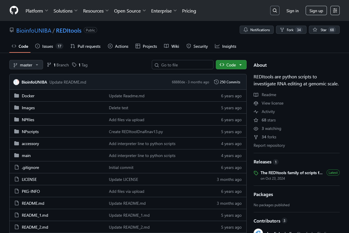 REDItools - Git repository