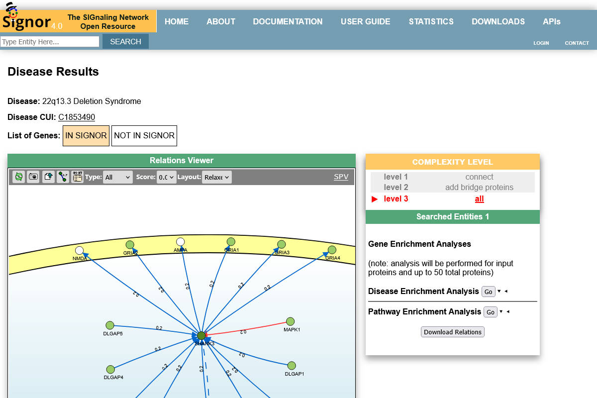Signor - User interface