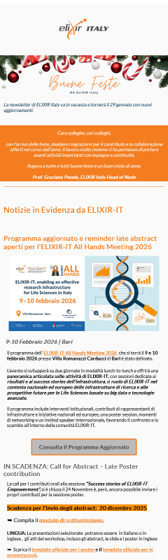 Screenshot of the newsletter issue