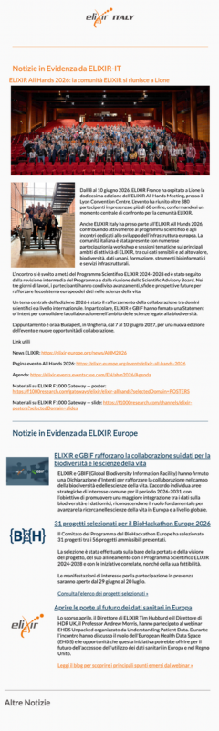 Screenshot of the newsletter issue
